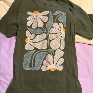 F*ck Trump Floral Graphic Tee - Green